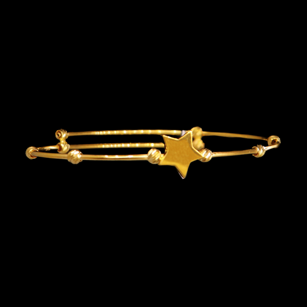 21K Gold Baby Bangle  