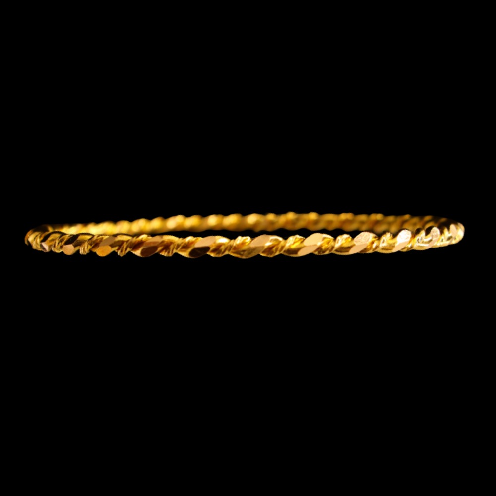 21K Gold Bangle Set OF 1 (XL) 