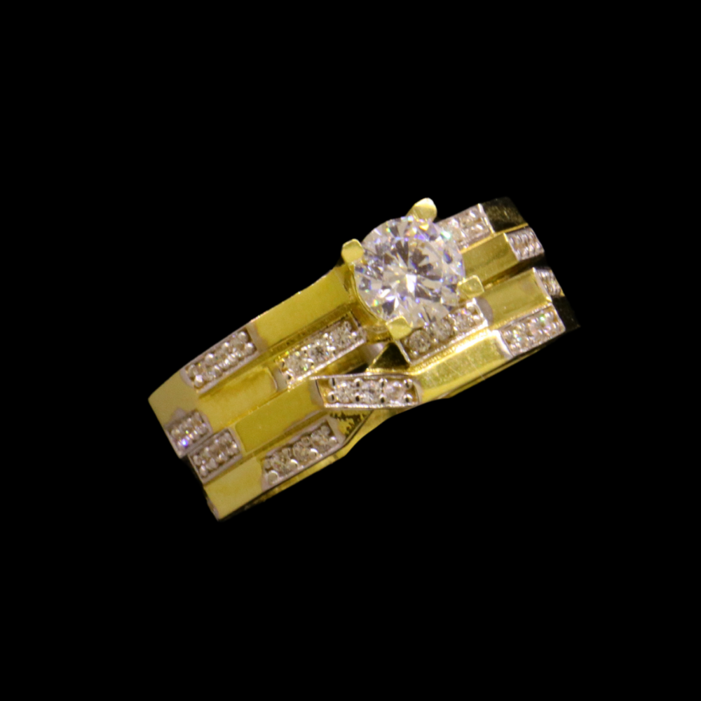 18K Gold Bridal Ring