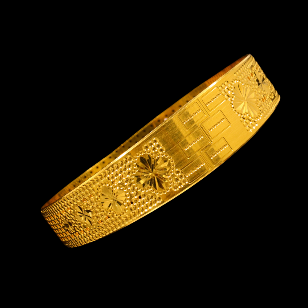 21K Gold Bangle (S)