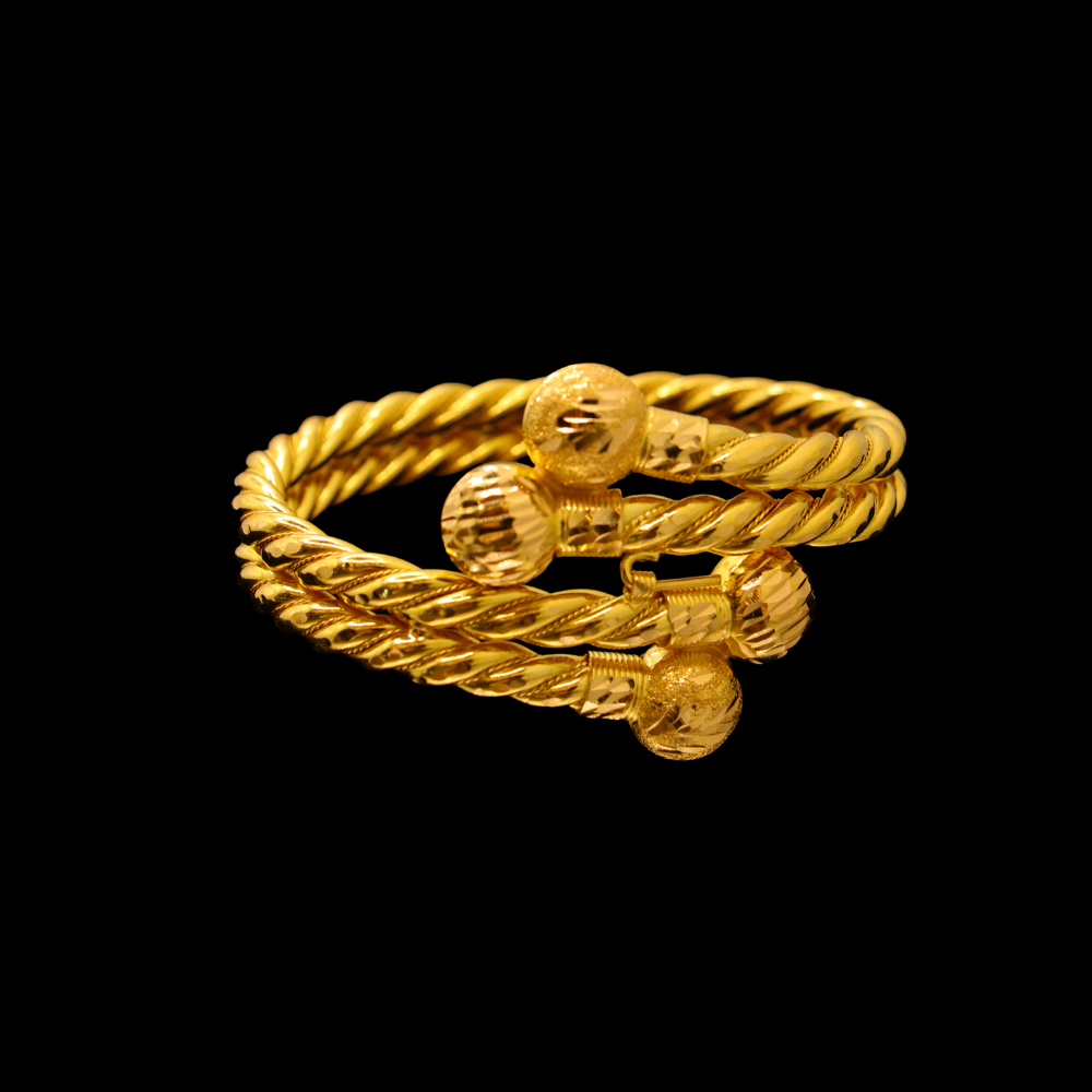 21k Gold Bangle Bracelet  