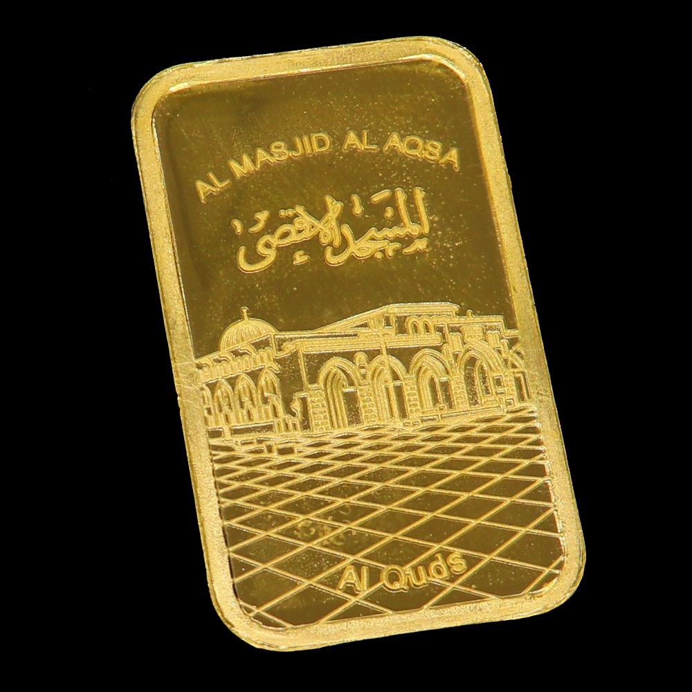 24K Gold Al-Aqsa Half Ounce Made By Yasini 