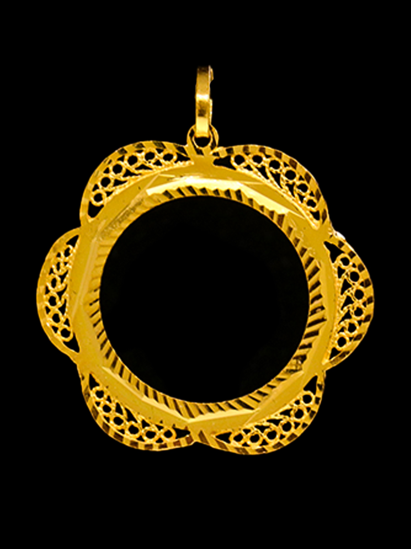 21K Gold Coin Frame