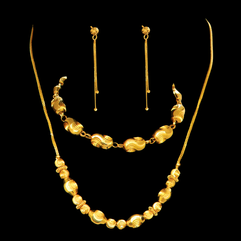 22K Gold Necklace Set  