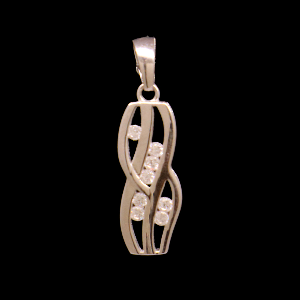 18K White Gold Pendant