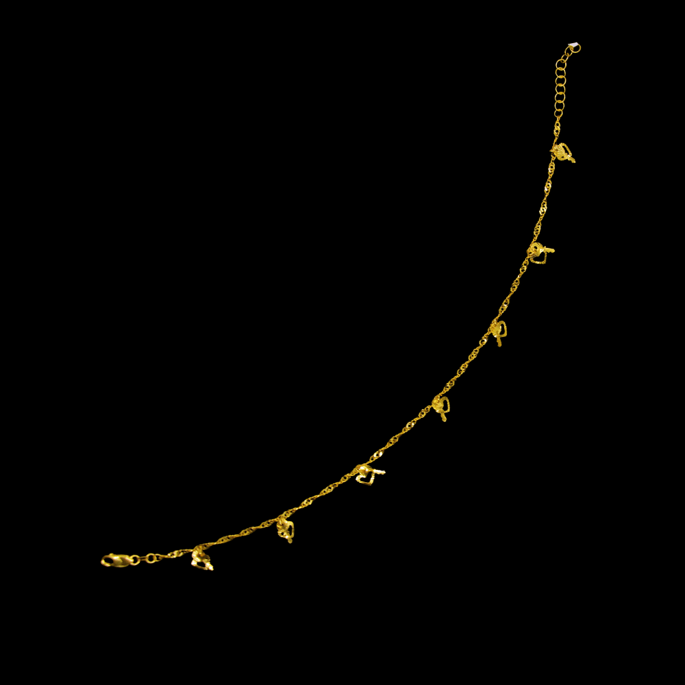 21K Gold Anklet 
