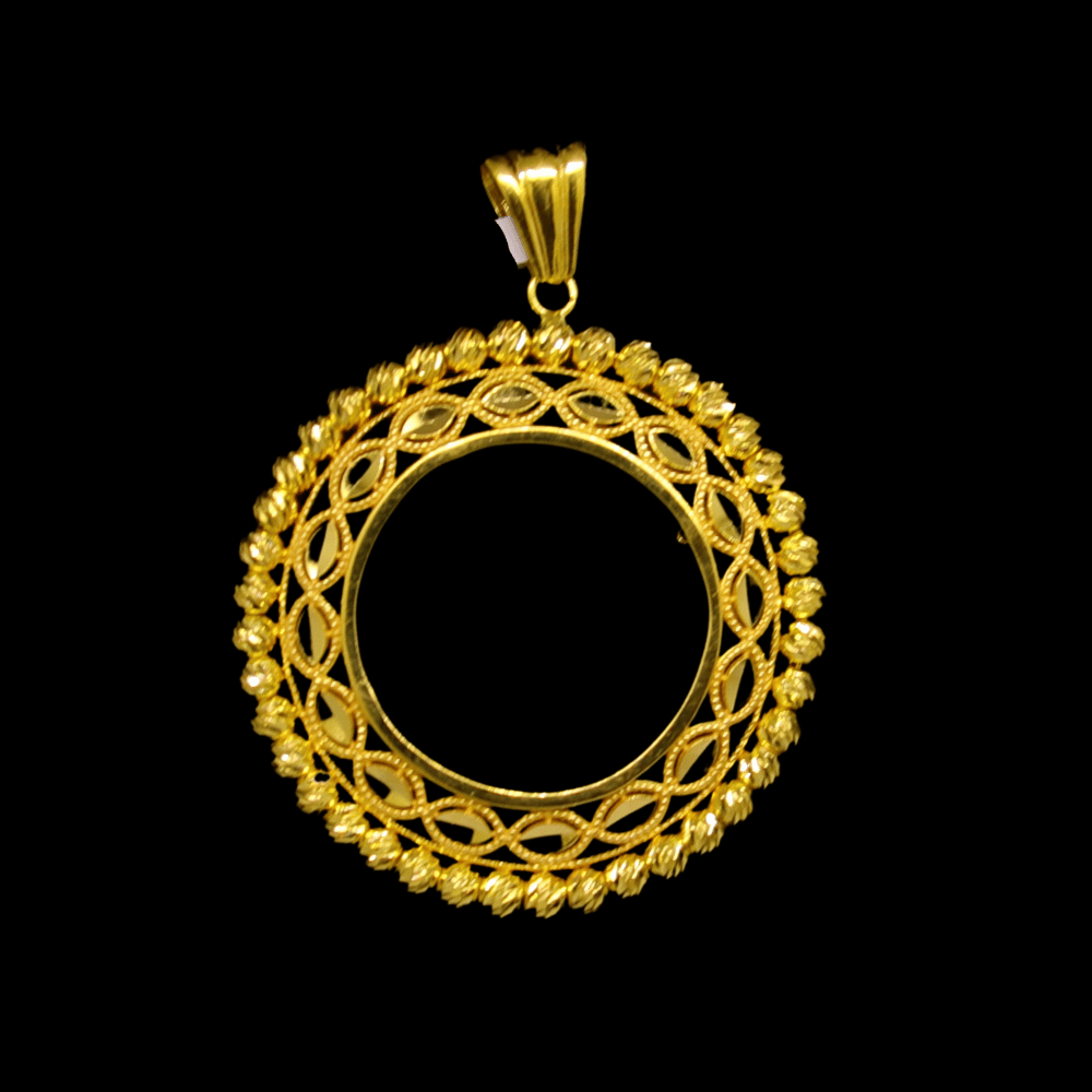21K Gold Coin Frame  