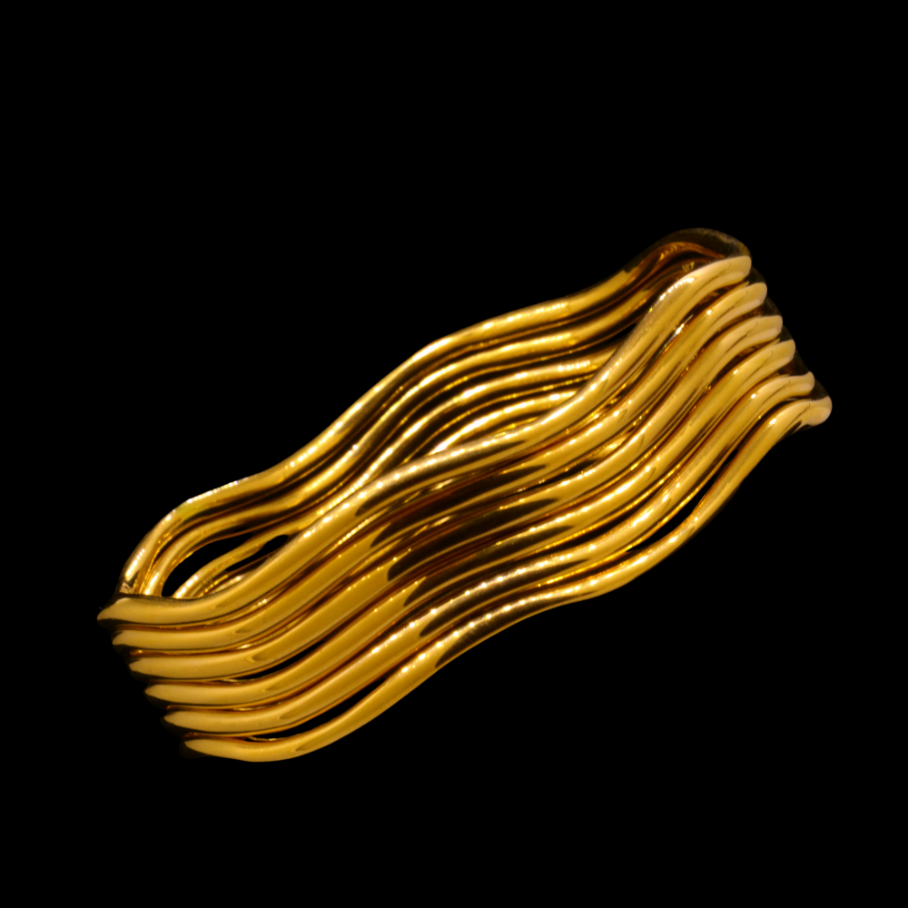 21K Gold Bangle Set (XL)