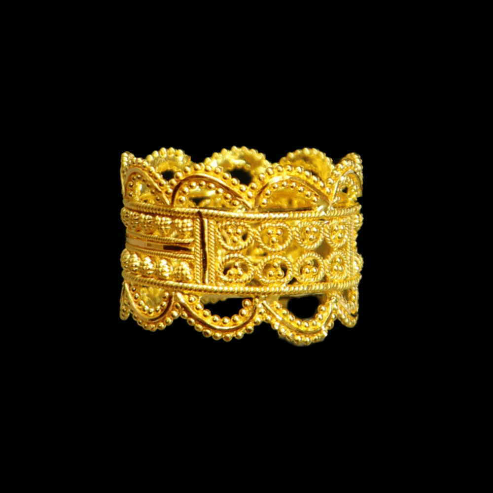 22K Gold Engagement Band Size 6.5 - SW33479, style SW33479