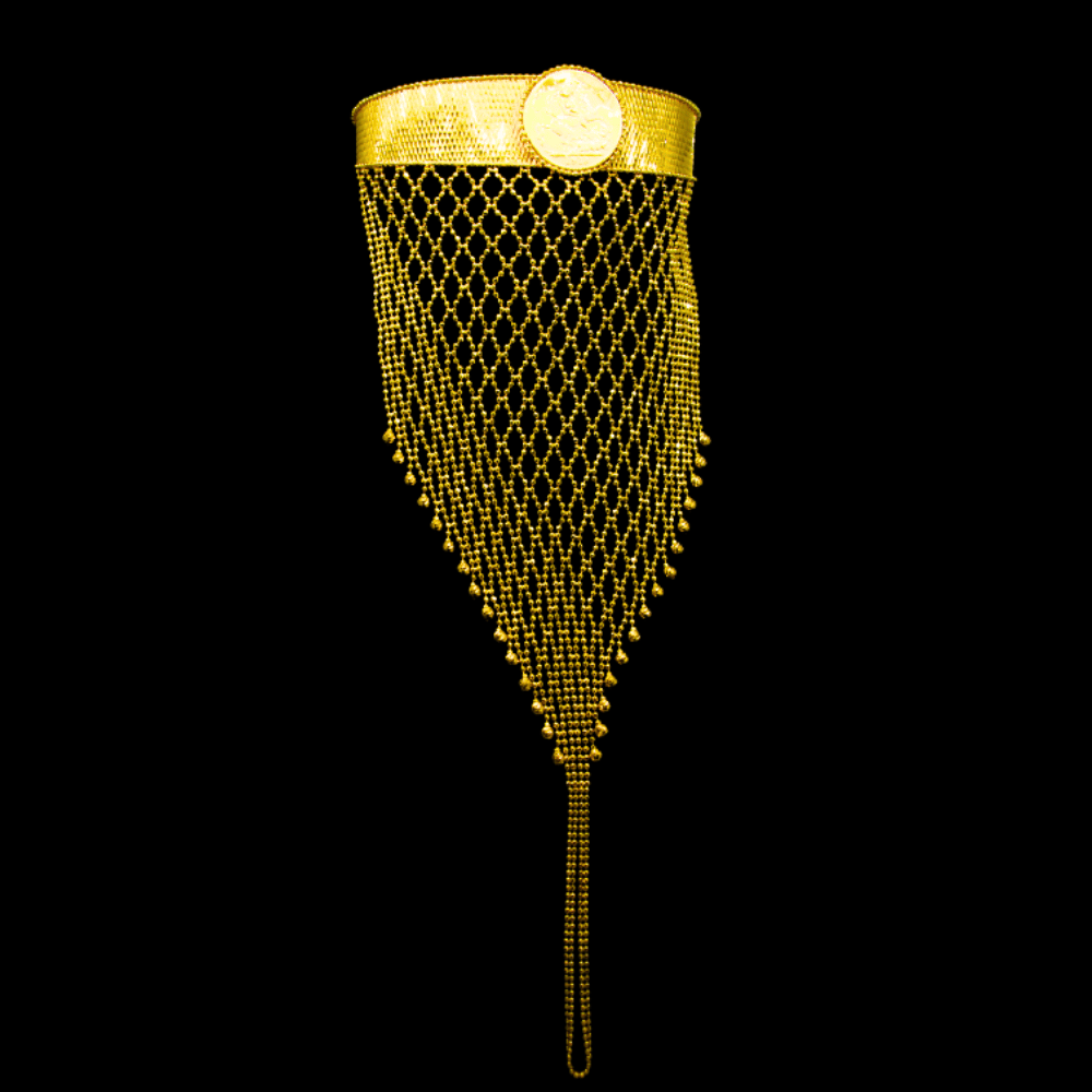 21K Gold Hand Bracelet