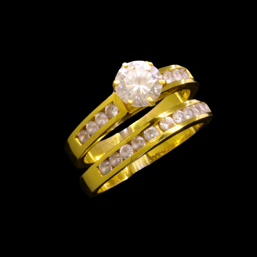 21K Gold Bridal Ring | -6 1/2 | SW24357.17