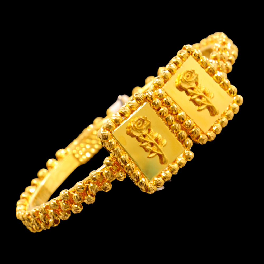21K Gold Himo Bangle Bracelet
