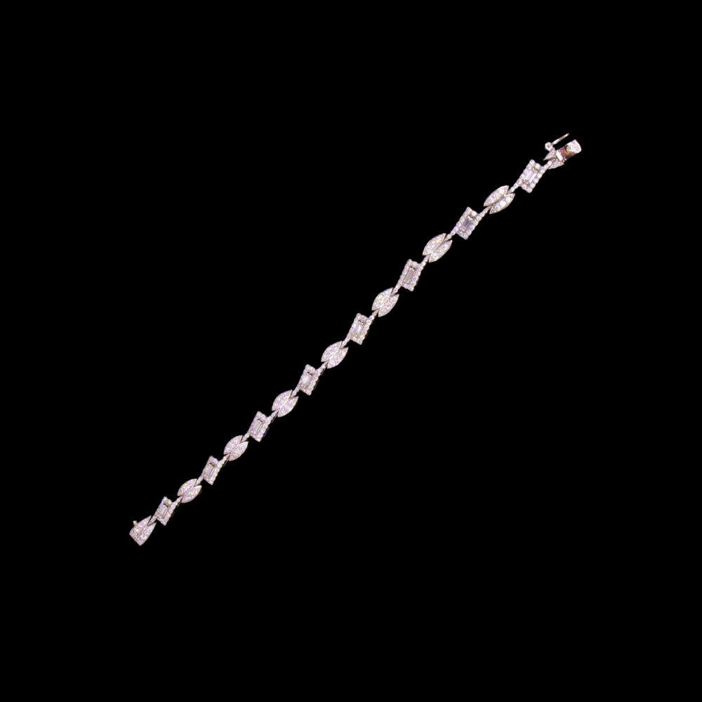 18K White Gold Bracelet