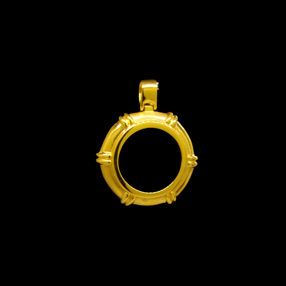 21K Gold Coin Frame  