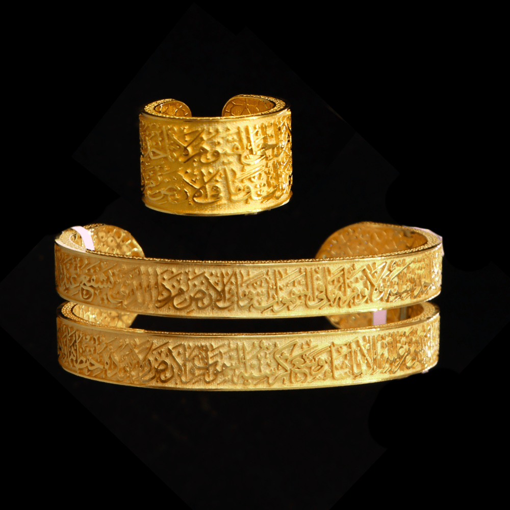 21K Gold Bangle Ring  