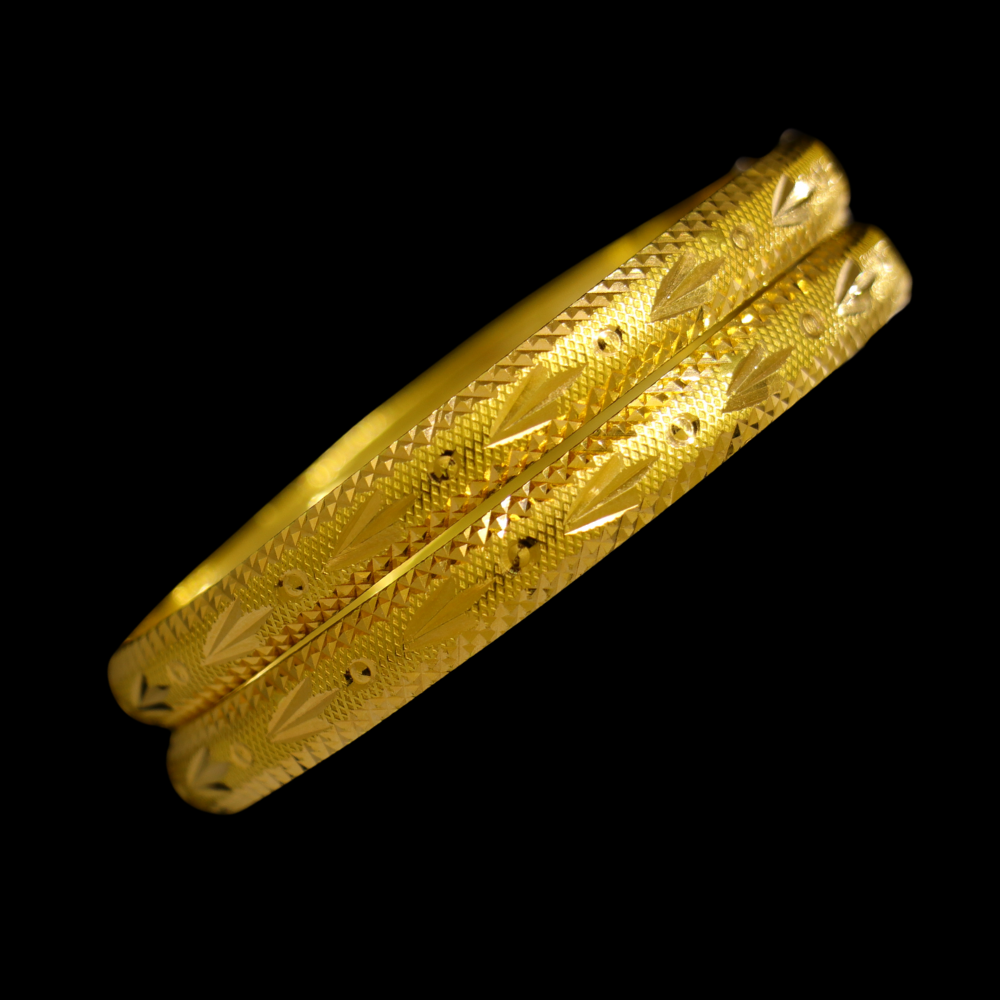21K Gold Bangle Set (M)