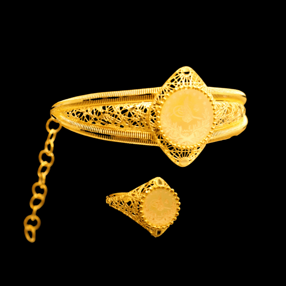21k Gold Bangle Ring