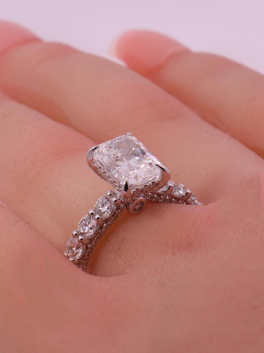 Lab-Diamond Bridal Ring 