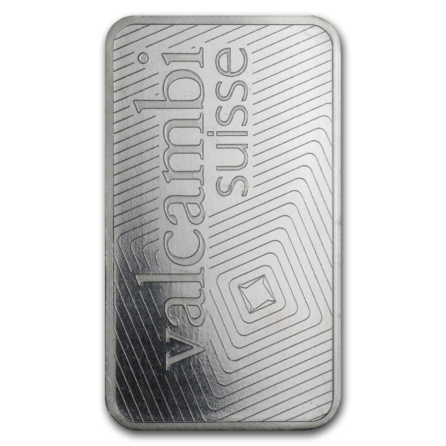 Valcambi 1 oz Platinum Bar 
