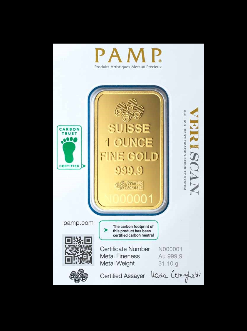 24K GOLD 1 TROY OUNCE PAMP