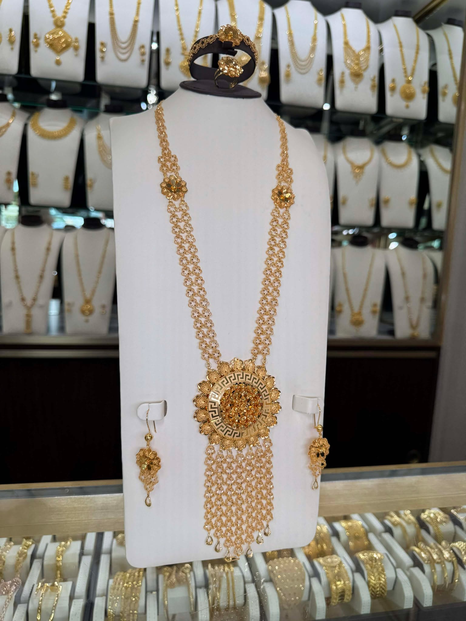 21K Gold Necklace Set