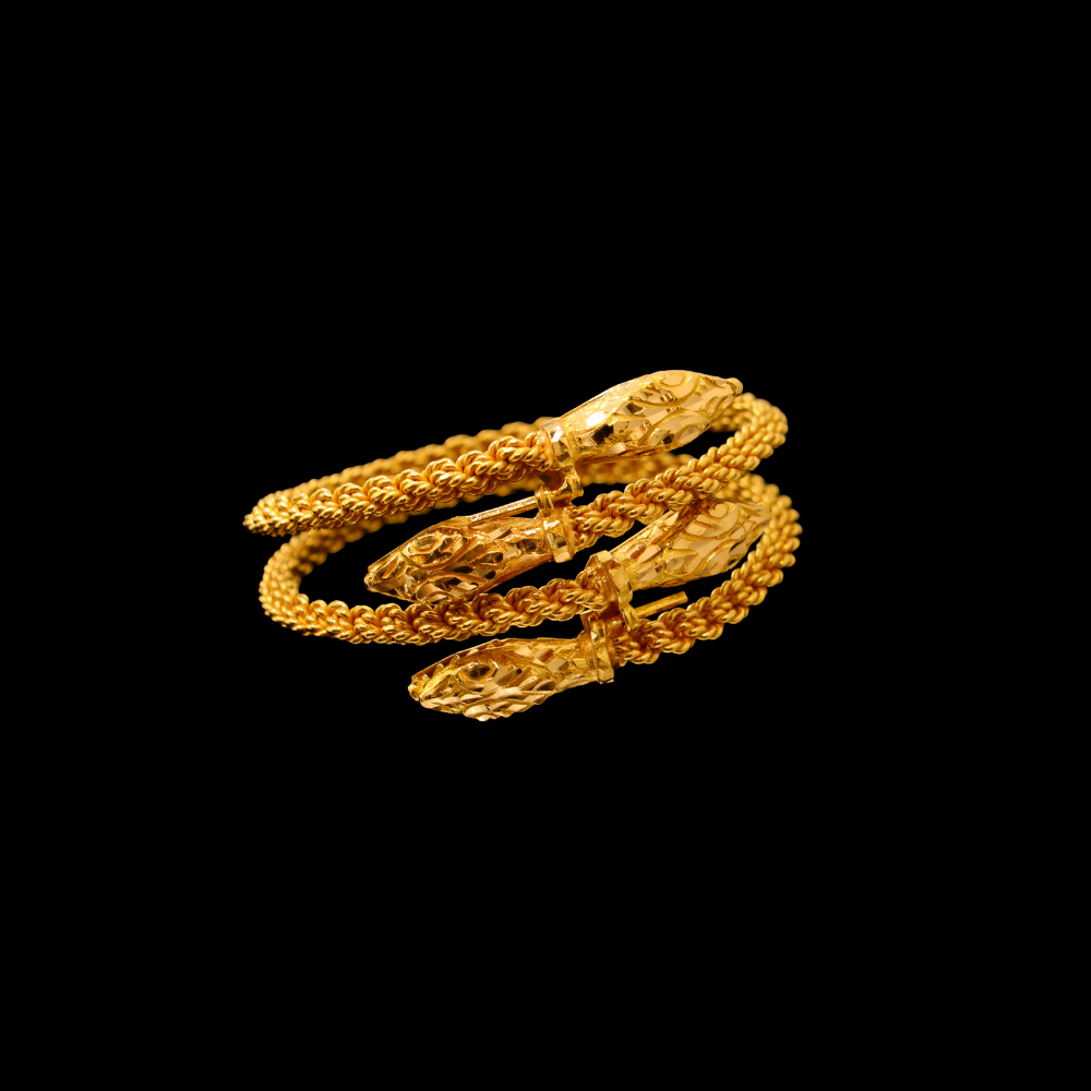 21k Gold Bangle Bracelet 
