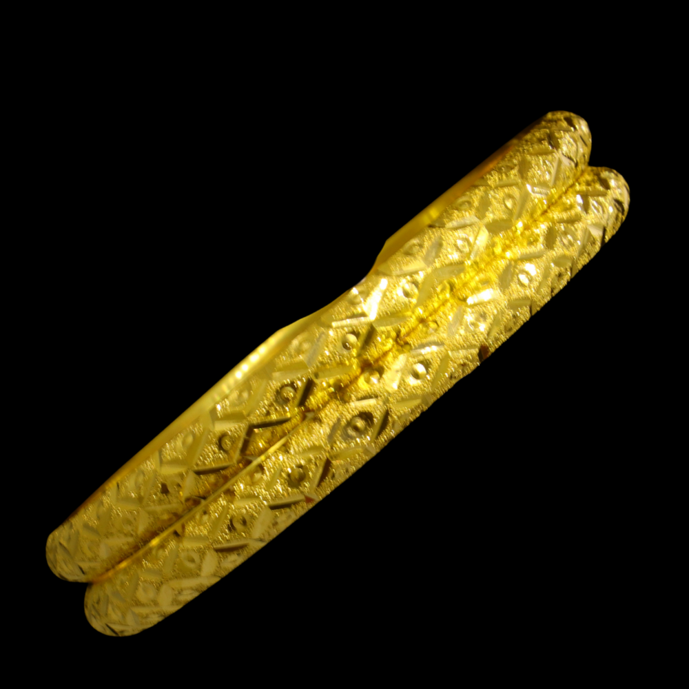 21K Gold Bangle Set (L)