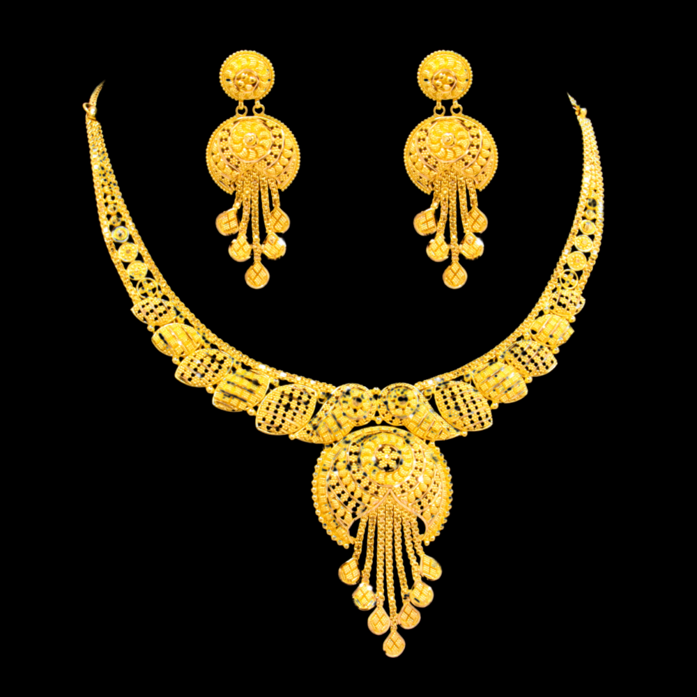 22K Gold Necklace Set