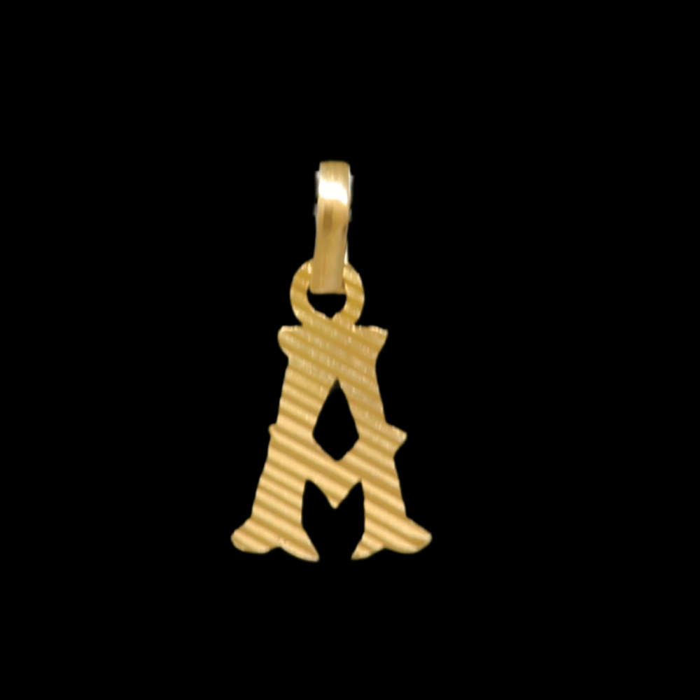 18K Letter Pendant - SW33740 - Yasini Jewelers