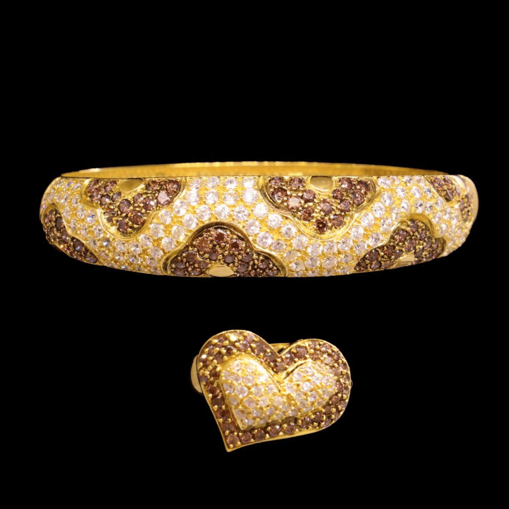 Bangle Bracelet With Matching Ring