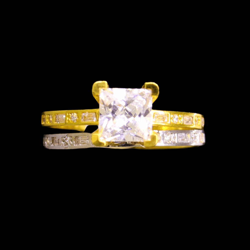 21K Gold Bridal Ring  Set   
