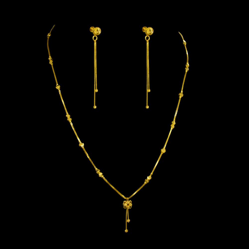 22K Gold Necklace Set