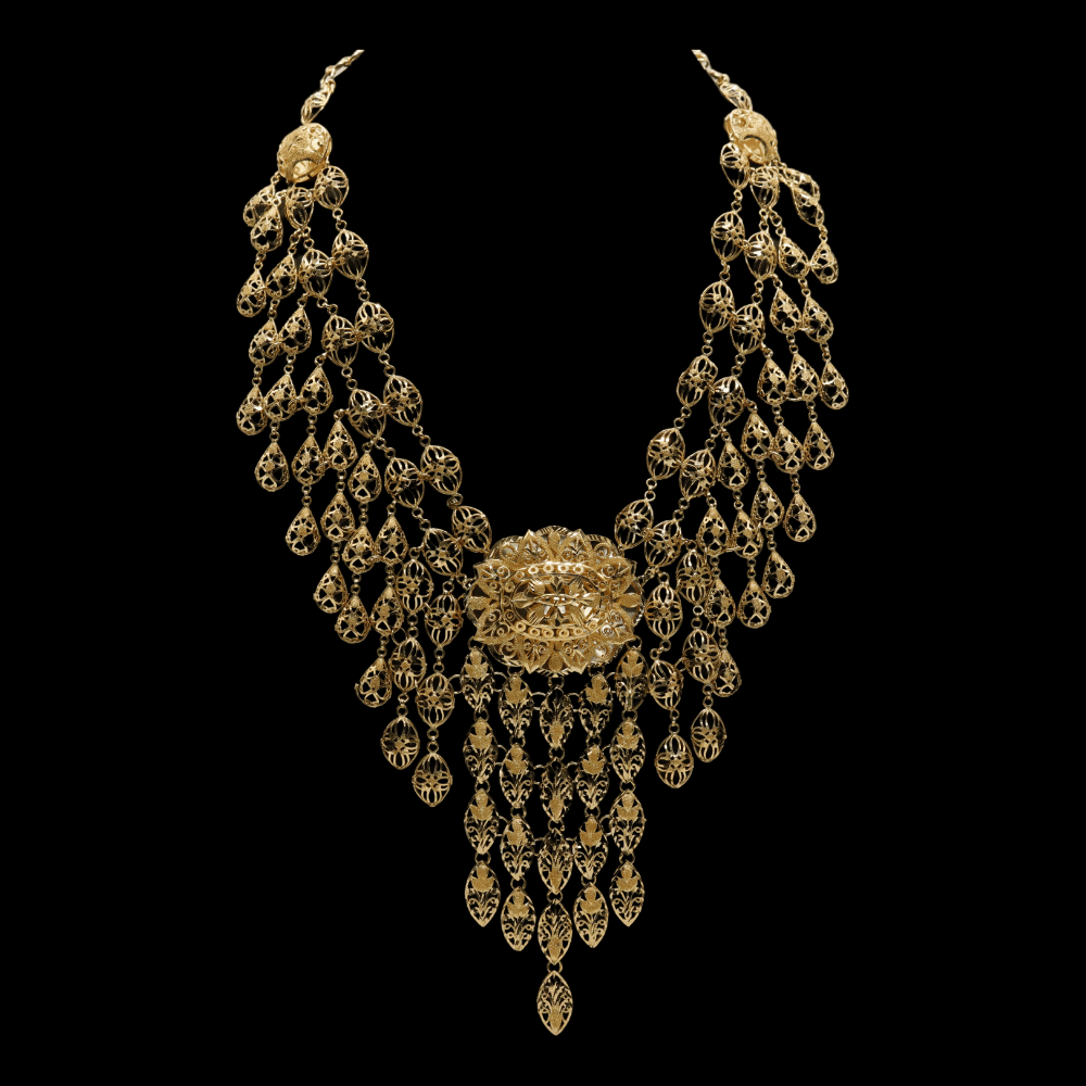 21K Gold Necklace Set 