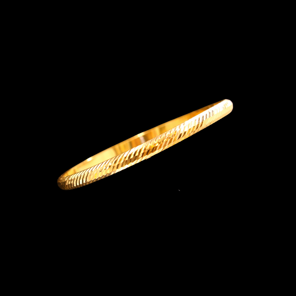21K Gold Bangle Set OF 1 (S)