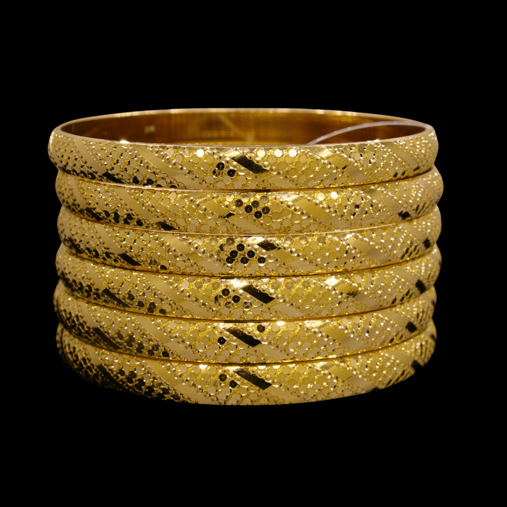 21K Gold Bangle Set (S) 