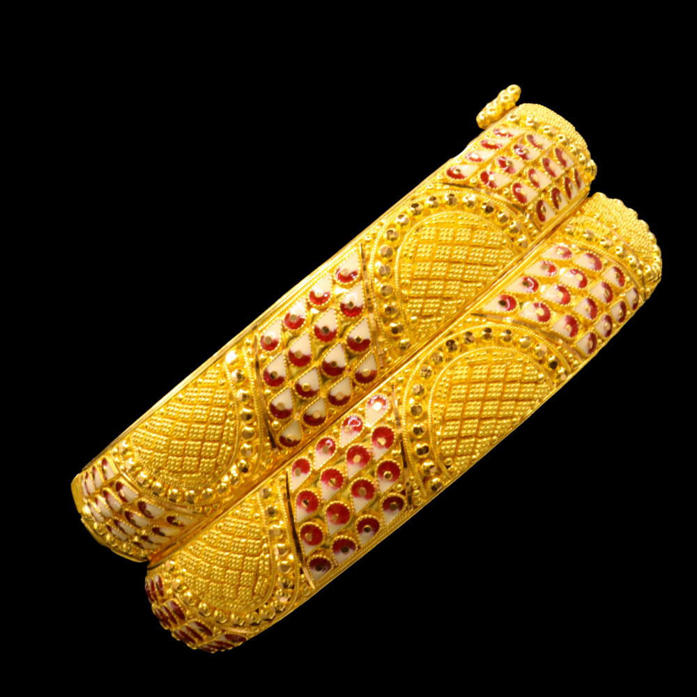 22K Gold Bangle Bracelet