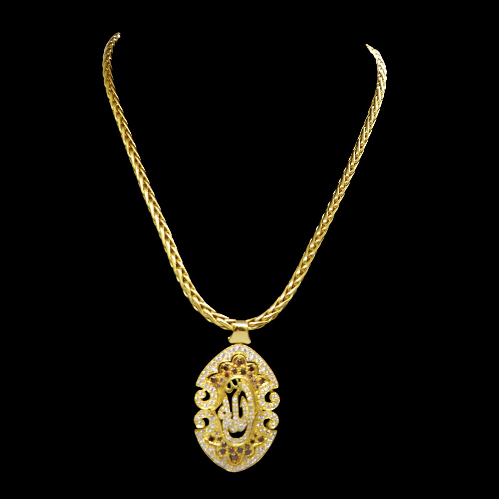 18K Short Gold Necklace - SW33726 - Yasini Jewelers