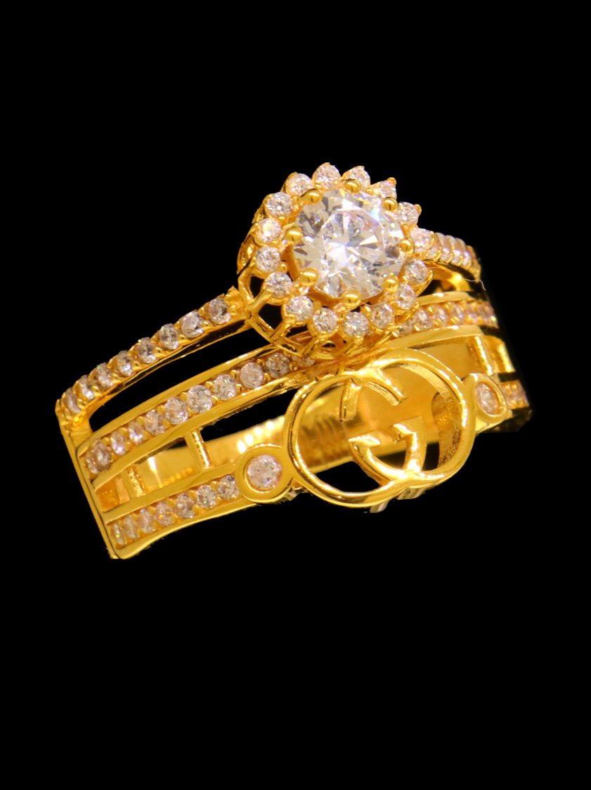 21K Gold Bridal Ring SW11526