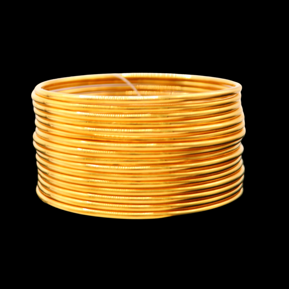 22K Gold Bangle Set, M (20), style SD33315