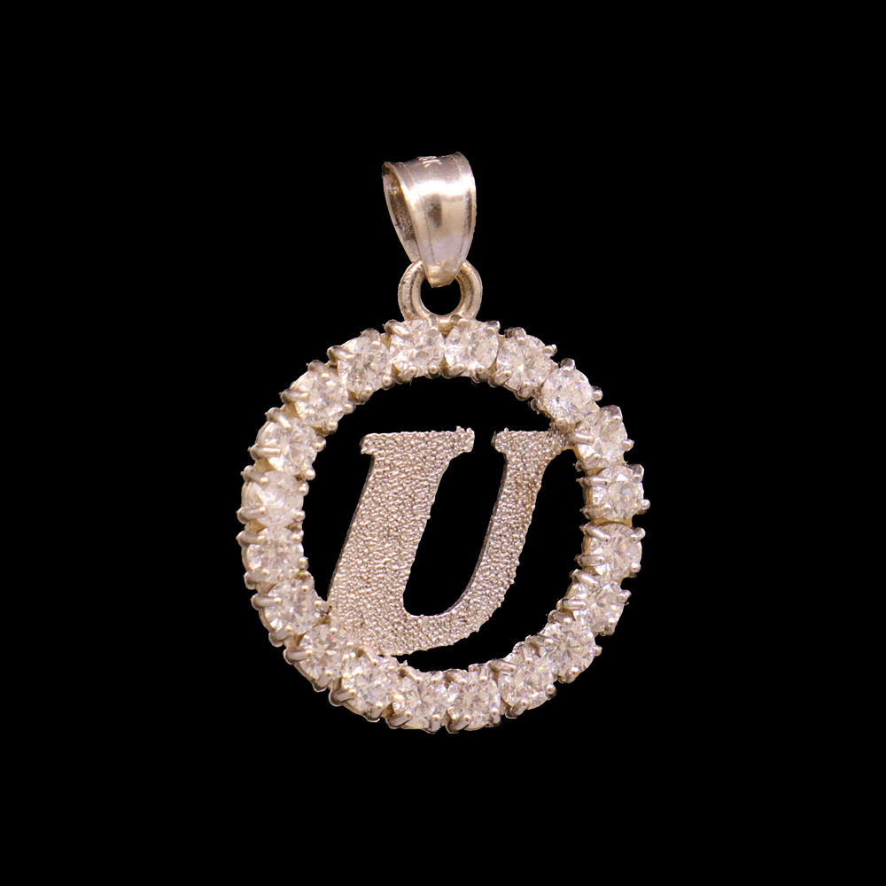 18K White Gold Pendant