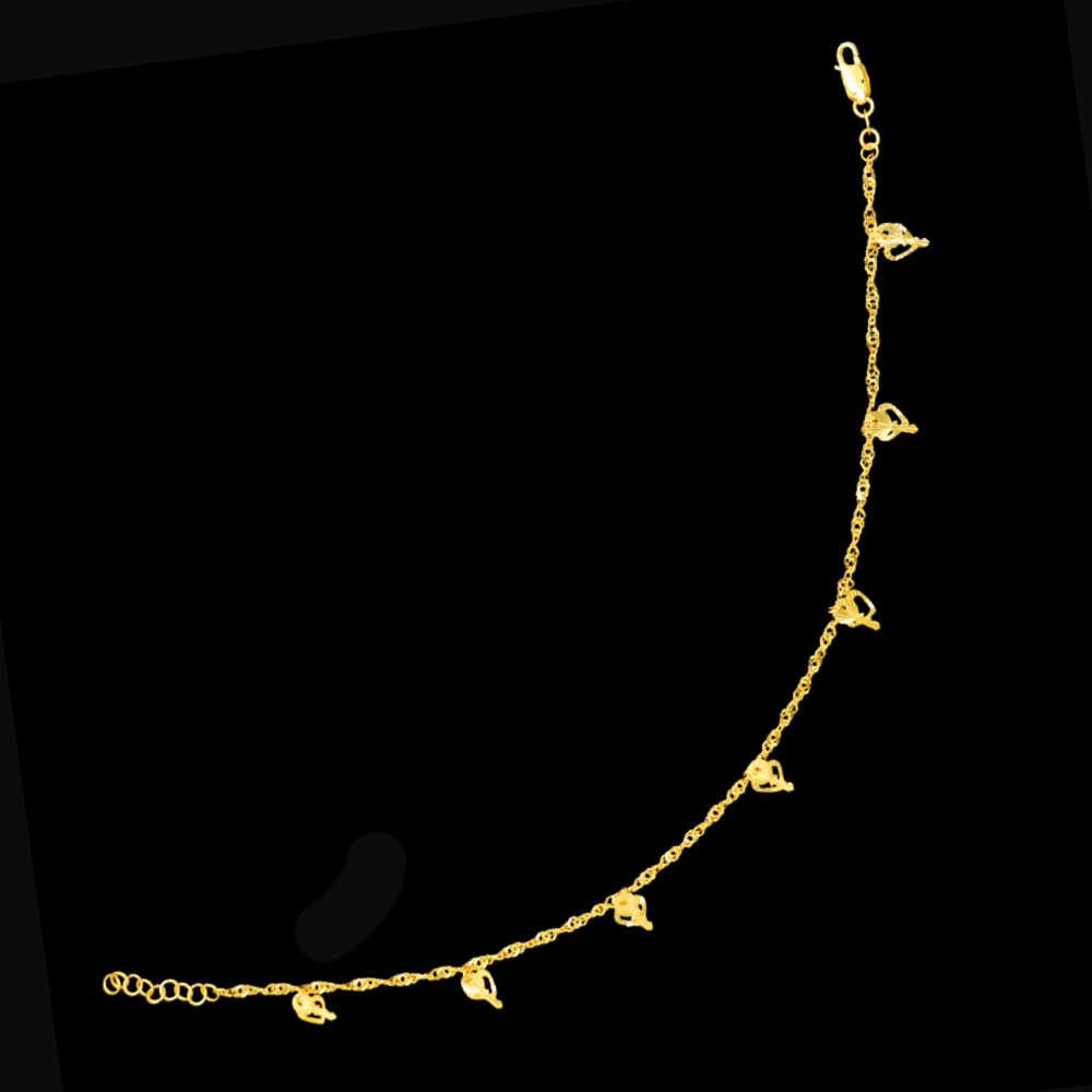 21K Gold Anklet  