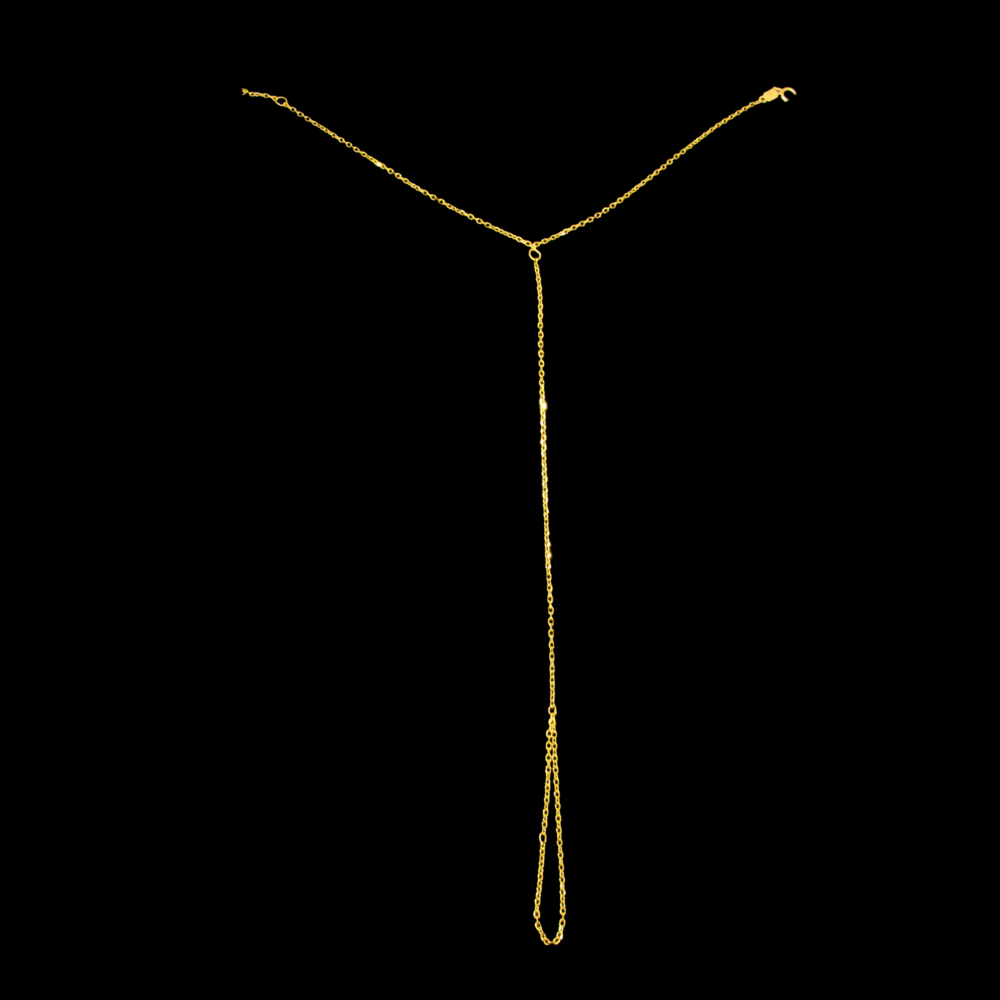 21K Gold Hand Bracelet