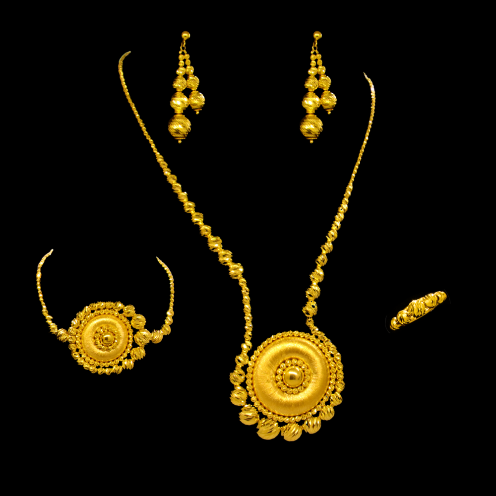 21K Gold Necklace Set