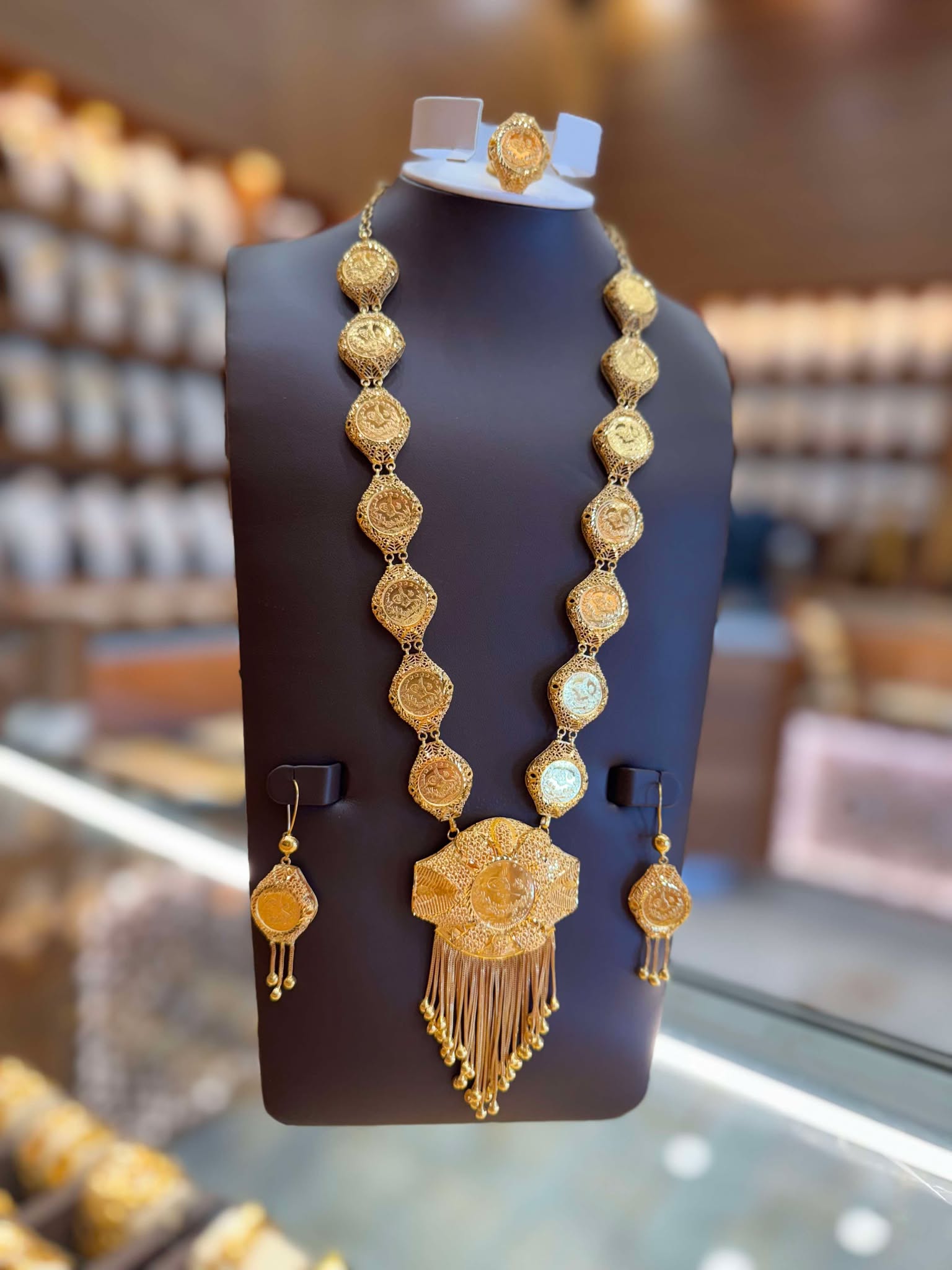 21K Gold Necklace Set