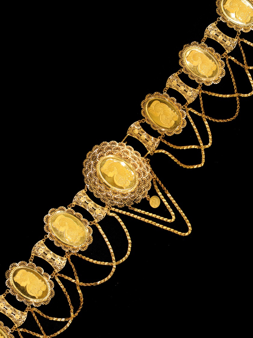 21K Gold Ounces Belt