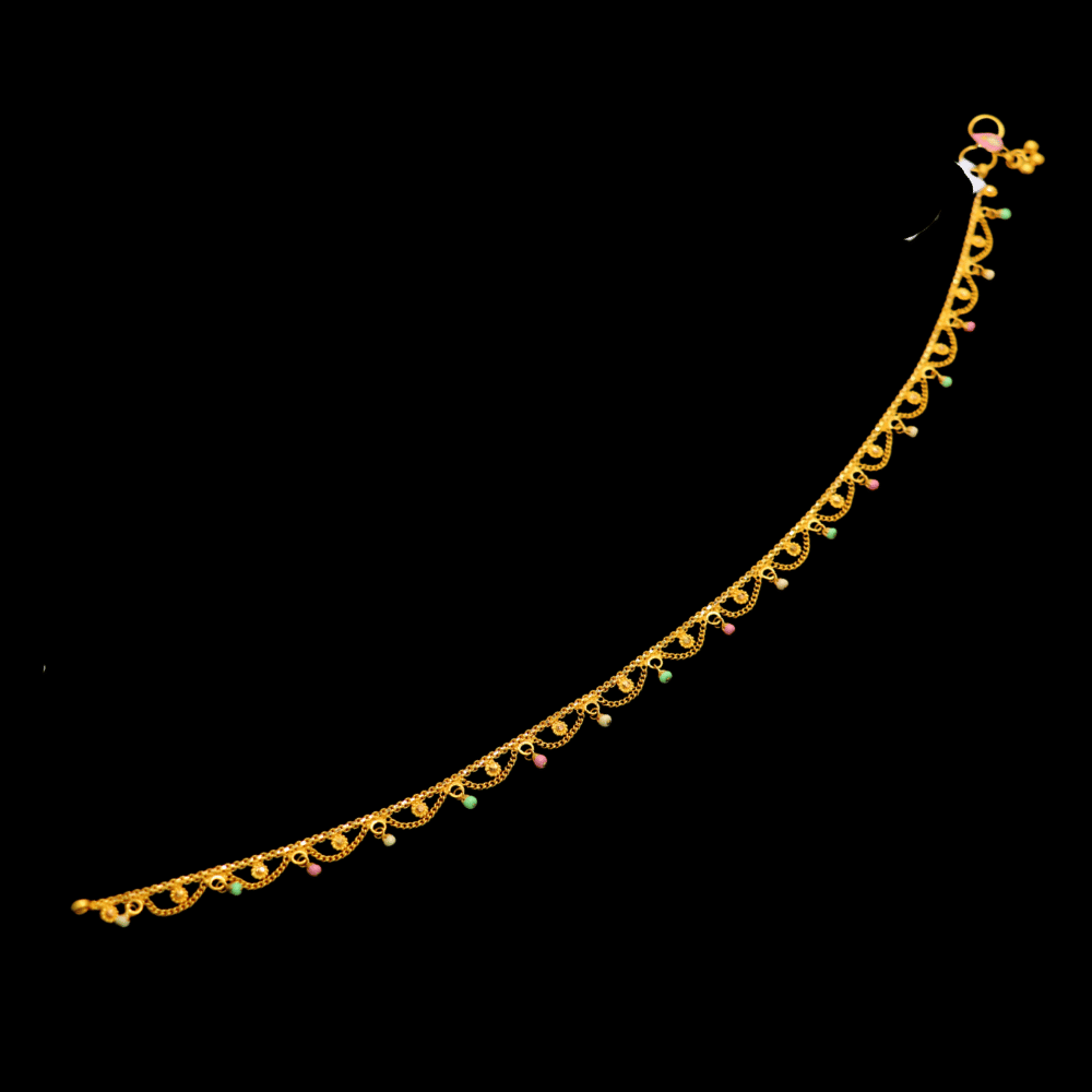 22k Gold Anklets