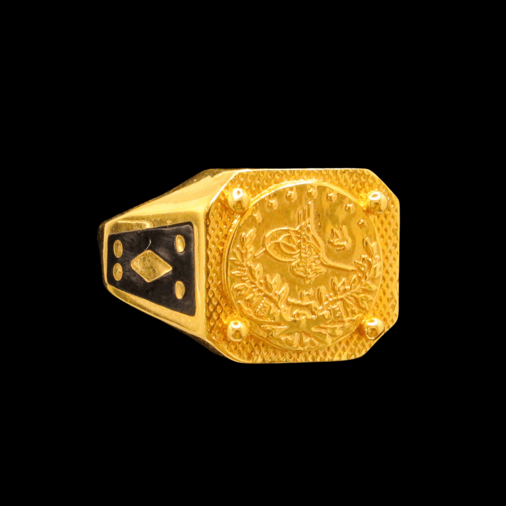 21K Gold Men Ring 