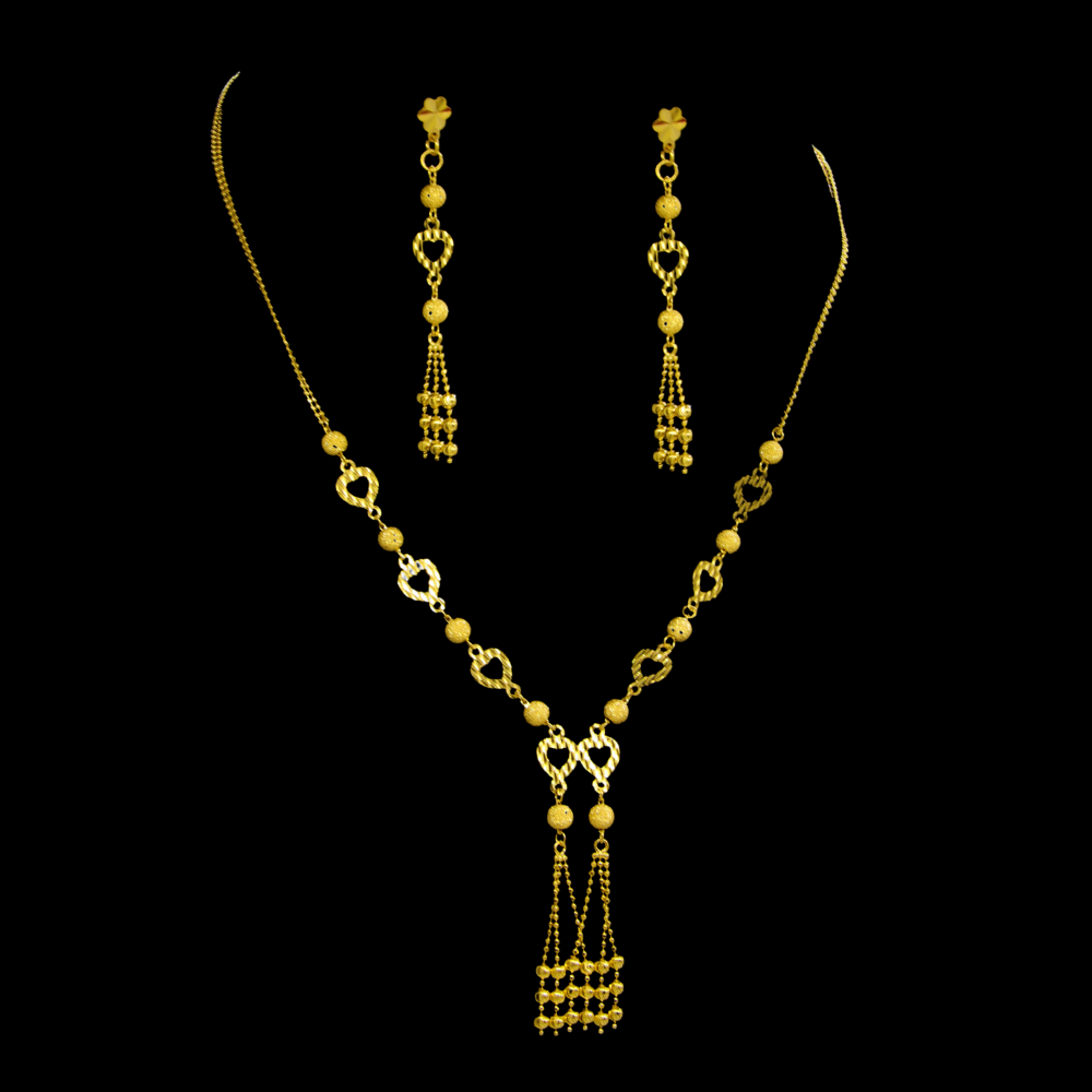 22K Gold Necklace Set