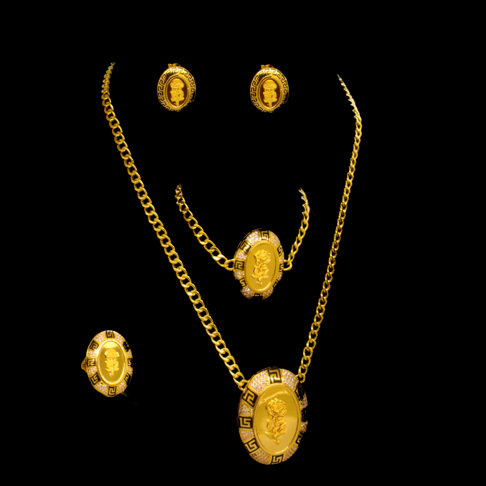 21K Gold Necklace Set | SW23911