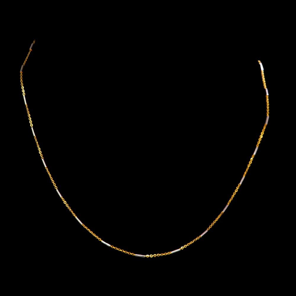22K Short Gold Necklace - SW33673 - Yasini Jewelers
